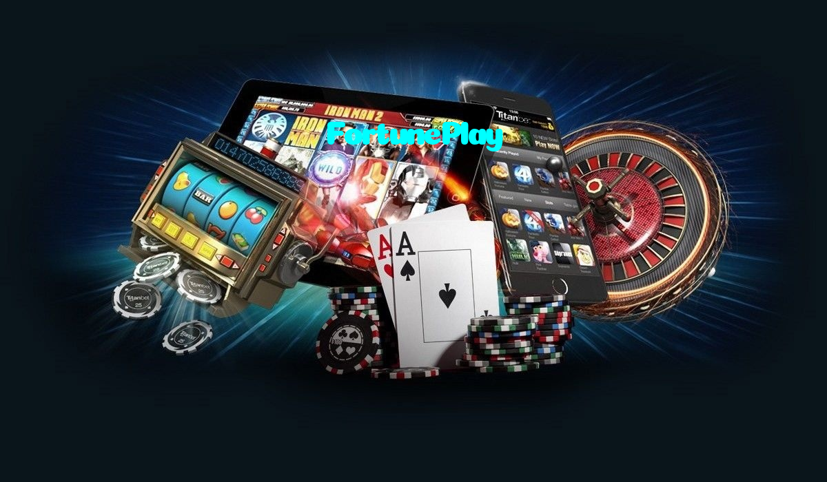 FortunePlay casino presented on mobile device in Pakistan with slots and live games